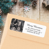 Schwarz-weiße Geburt Christlich katholische Weihna