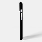 Schwarz-weiße Gerahmte Initialmonogramm Case-Mate iPhone Hülle (Rückseite / Links)