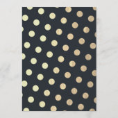 Schwarz-weiße Gold Floral Wreath Wedding Advice Ca Hinweiskarte (Rückseite)