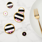 Schwarz-weiße Goldene Feier Konfetti (Gruppe)