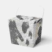 Schwarz-weiße Goldkühe Geschenkschachtel (Vorderseite)