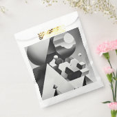 Schwarz-weiße graue geometrische Formen Geschenktütchen (Versiegelt)