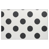 Schwarz-weiße halbe Farbtrennung inverse Polka-Pun Stoff (Fat Quarter (45,7 x 55,9 cm))