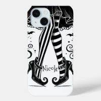 Schwarz & Weiße Hexenbeine Whimsical Halloween-Par