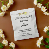 Schwarz-weiße Hochzeitsgeschenktüten Geschenktütchen