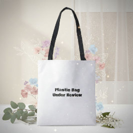 Schwarz-weiße humorvolle lustige Zitat-Typografie Tasche