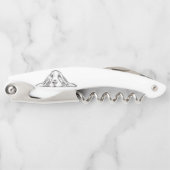 Schwarz-weiße Hundeaugen Kellnermesser (Vorderseite)