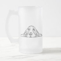 Schwarz-weiße Hundeaugen