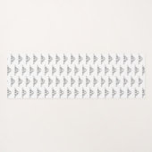 Schwarz-weiße Hundeaugen Yogamatte (Rückseite (Horizontal))