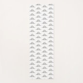 Schwarz-weiße Hundeaugen Yogamatte (Vorderseite)