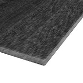 Schwarz-weiße Imitate Glitzern aus rustikalem Holz Schneidebrett (Ecke)