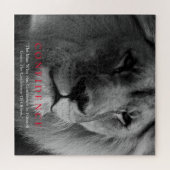 Schwarz-weiße Inspirationsquelle Puzzle (Horizontal)