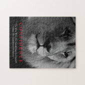 Schwarz-weiße Inspirationsquelle Puzzle (Horizontal)