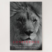 Schwarz-weiße Inspirationsquelle Puzzle (Vertikal)