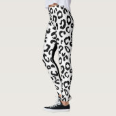 Schwarz-weiße Jaguar Leggins (Links)