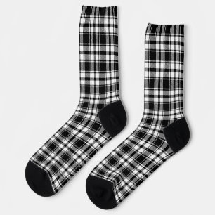 Schwarz-weiße Karosocken HAMbWG Socken