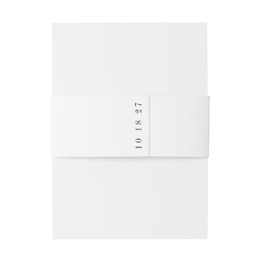 Schwarz-weiße klassische Kalligraphie Einladungsbanderole (Rückseitenbeispiel)