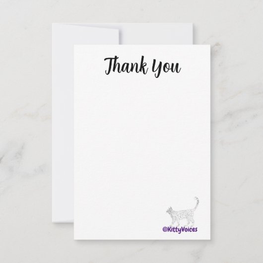 Schwarz-weiße Königin von Rotherzen Dankeskarte (Rückseite)