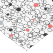 Schwarz-weiße Korallenzirkel, Punkte Tischdecke (Schrägansicht)