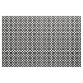 Schwarz-weiße Kreise und Diamant-Muster Stoff (Yard (91,4 cm))