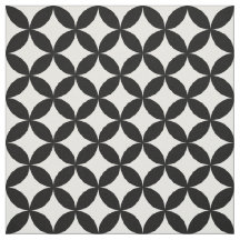 Schwarz-weiße Kreise und Diamant-Muster