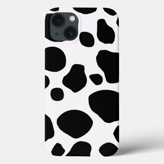 Schwarz-weiße Kuh-Spots Case-Mate iPhone Hülle (Rückseite)