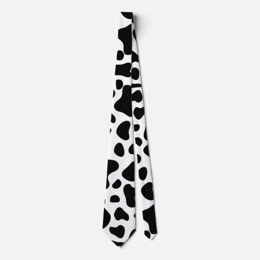 Schwarz-weiße Kühe Krawatte (Vorderseite)