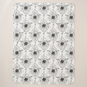 Schwarz Weiße Kunststoff-Spitzenblumen Sherpadecke