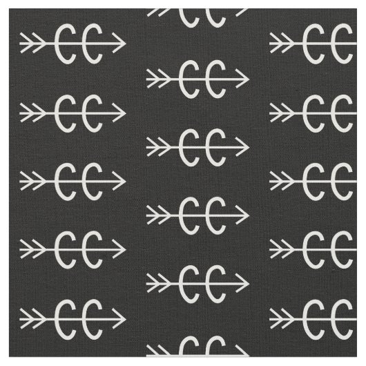 Schwarz-weiße Ländersymbole Stoff (Nahaufnahme)