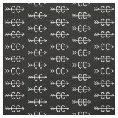 Schwarz-weiße Ländersymbole Stoff (Muster)