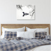 Schwarz-weiße Leinwand auf dem See (Insitu (Schlafzimmer))