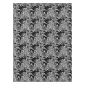 schwarz-weiße Leuchte Tischdecke (Vorderseite)