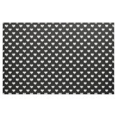 Schwarz-weiße Liebe Herzdesign Stoff (Fat Quarter (45,7 x 55,9 cm))