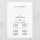 Schwarz-weiße Lilie Programm (Rückseite)