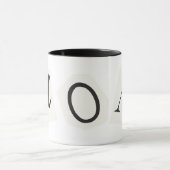 Schwarz-weiße MAMA Tasse (Zentrum)