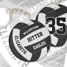 Schwarz-weiße Mannschaftsfarben personalisierte Vo