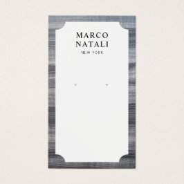 Schwarz-weiße Marbour-Ohrring-Grafikkarte