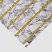 Schwarz-weiße MarmorgoldGlitter-Effektstreifen Seidenpapier (Ausschnitt)