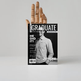 Schwarz-weiße mathematische Zeitschrift Foto Gradu Einladung