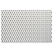Schwarz-weiße Minimalistische Stoff (Yard (91,4 cm))