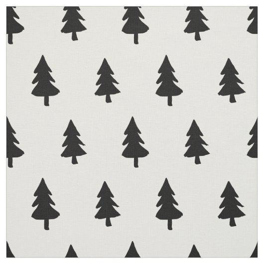 Schwarz-weiße Minimalistische Stoff (Muster)