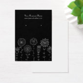 Schwarz-weiße Mod-Blume Benutzerdefinierte Earring (Schreibtisch)