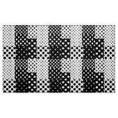 Schwarz Weiße Mode Polka Punkte Stil Design Stoff (Fat Quarter (45,7 x 55,9 cm))