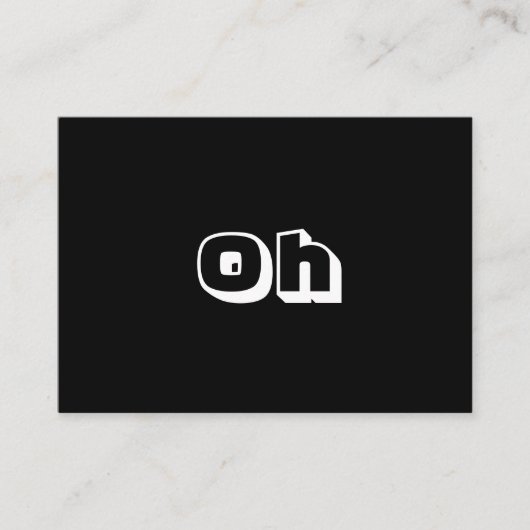 Schwarz-weiße, moderne Karte (Vorderseite)