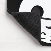 Schwarz-weiße Musiknote Moderne Musik Mousepad (Ecke)