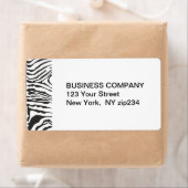 Schwarz-weiße Muster Streifen modern Zebra (Insitu)