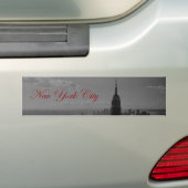 Schwarz-weiße New York City Autoaufkleber (Auf Auto)