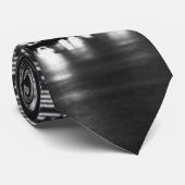 Schwarz-weiße New Yorker Nacht Krawatte (Gerollt)