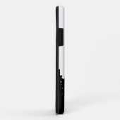 Schwarz-weiße New Yorker Silhouette Case-Mate iPhone Hülle (Hinten/Rechts)