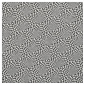Schwarz-weiße optische Täuschung des Karos Stoff (Muster)